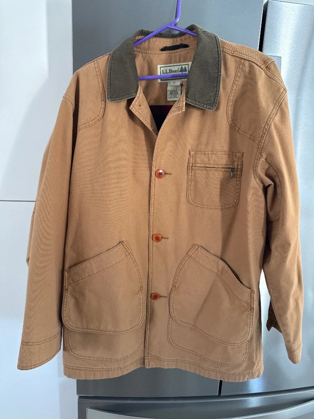 L.L.Bean Men’s Large Vintage Canvas Chore Jacket Barn Coat
